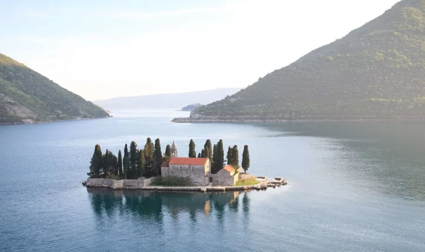 St. George Island in Bay of Kotor.