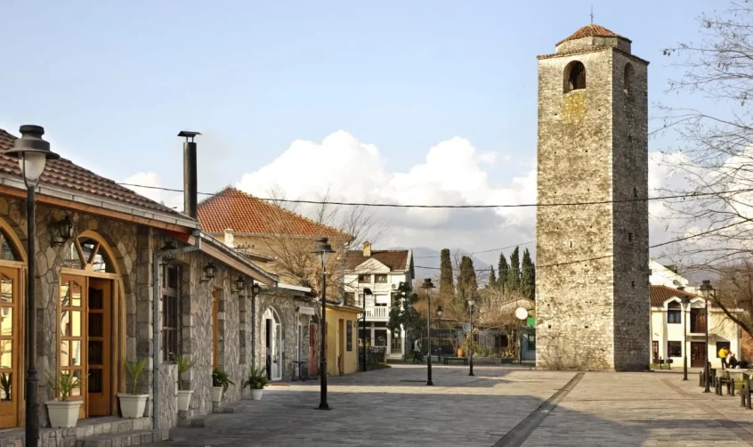 Sahat Kula in Podgorica, a relic of Ottoman past.